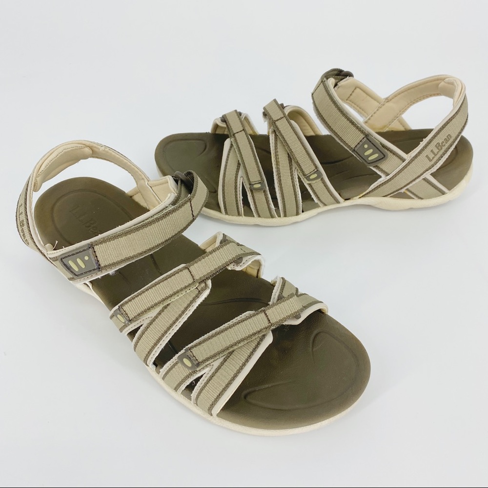 L.L. Bean Women’s Boothbay Sandals Dark Cement